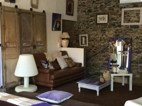 Loft Atypique Bed & Breakfast Villeneuve-de-Rivière Eksteriør bilde