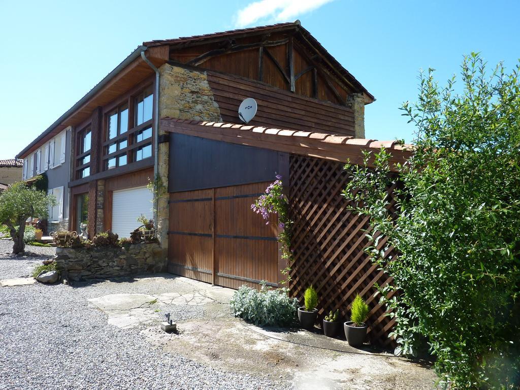 Loft Atypique Bed & Breakfast Villeneuve-de-Rivière Eksteriør bilde