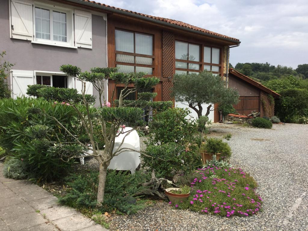 Loft Atypique Bed & Breakfast Villeneuve-de-Rivière Eksteriør bilde